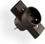 Elgotech R-21-2 elektros prailgintuvas, 3 lizdai, juodas