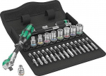 Wera Zyklop Speed 1/4" terk&scaron;linis raktas, 28 dalių rinkinys