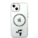 Karl Lagerfeld MagSafe Compatible Case skirtas iPhone 14 Plus, skaidrus