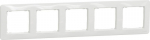 Schneider Electric Sedna Design 5 vietų baltas rėmelis