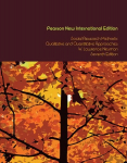 Social Research Methods: Qualitative and Quantitative Approaches: Pearson New International Edition 7th edition