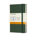 Moleskine Classic P-line užra&scaron;ų knygutė, kietais vir&scaron;eliais, žalia