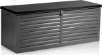 Sodo dėžė - JANSHOP - 143x57x53,5 cm - 390 litrų - Atspari oro sąlygoms - Integruota sėdynė