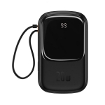 Powerbankas su greitu įkrovimu, 20000mAh, 20W, juodas