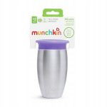 Nerūdijančio plieno puodelis Munchkin Miracle 360, 12mėn+, violetinis, 296ml, 05190901