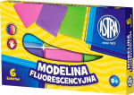 Modelinas vaikams fluorescencinis 6 spalvų