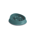 Lėto valgymo dubenėlis Stefanplast Chic, 20,5x20,5x6,5 cm, žalias
