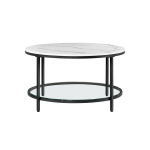 Staliukas Vasagle 80x45,5 cm, juodas/baltas