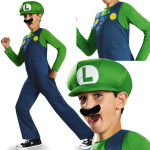 Karnavalinis kostiumas Super Mario Luigi, 127-136 cm