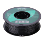 eSUN 3D spausdinimo siūlas PLA+ 1kg Black, 1,75, 1 kg