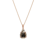 Kaklo papuo&scaron;alas moterims DiamondSky &bdquo;Venus II (Gold Patina)&ldquo; su Swarovski kristalais DS01K599