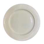 Vakarienės lėk&scaron;tė Home4you ARDEN 31 cm balta keramika, tinkama plauti indaplovėje