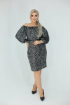 Suknelė moterims N. Fashion 90, pilka