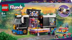 LEGO&reg; 42619 Friends Pop Star Tourbus, muzikinis žaislas su 4 mini lėlėmis, dovana 8 metų ir vyresniems vaikams