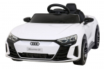 Vienvietis vaiki&scaron;kas elektromobilis Audi RS E-Tron GT, baltas