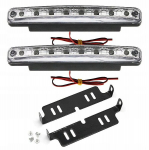LED dienos žibintų rinkinys ME Premium, 2 vnt., Led Vairavimo Žibintai 2x8led, ME Premium