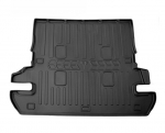 Guminis bagažinės kilimėlis Toyota Land Cruiser 200 2007-2021, 7 seats, 5 seats used