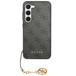 Guess 4G Charms kolekcija &ndash; dėklas, skirtas Samsung Galaxy S24 Ultra (juodas)