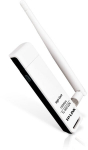 TP-Link | TL-WN722N | Network adapter | IEEE 802.11b | IEEE 802.11g | IEEE 802.11n | USB 2.0