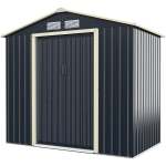 Sodo namelis Costway, 213x162x117 cm, pilkas