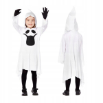 Baltas vaiduoklio kostiumas vaikams baisus persirengimas Helovino karnavalui s
