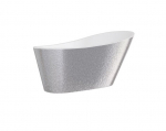 Vonia Besco Melody Glam Silver, 150 x 80 cm, su juodais dangteliais