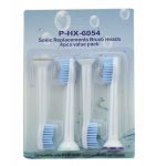 Galvutės el. &scaron;epetukams Philips HX6054, balta, 4vnt (pakaitalas)