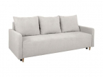 Trivietė sofa - lova Sigma Lux 3DL, smėlio spalvos