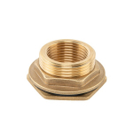 Jungtis vid.sr. 1/2" &ndash; i&scaron;or.sr. 3/4" su veržle vid.sr. 3/4" ir tarpine Bradas, žalvaris