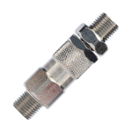 Sukamasis sujungimas &ndash; Nerūdijantis plienas, Slėgis 400 bar, Sriegis GZ 1/4" x GZ 1/4"