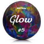Meteor glow #5 holografinis atspindintis ma&scaron;ininis futbolo kamuolys