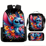 Disney Stitch 3 dalių kuprinių rinkinys - Ume., Dygsnis C