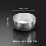 Nerūdijančio plieno stalo įrankių komplektas, Sidabrinis