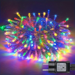 LED kalėdinė girlianda su lempomis,  Įvairiaspalvis