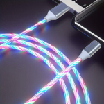 LED įkrovimo laidas,  Daugiaspalvis