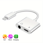 iPhone į 3.5mm ausinių adapteris/dvigubas garso keitiklis., 2 viename IPhone iki 3,5 mm