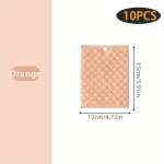 Bambuko pluo&scaron;to valymo &scaron;luostės, Oranžinė - 10 vnt