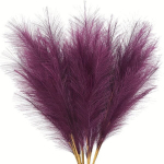 Dirbtinė pampas žolė puo&scaron;ybai,  Violetinė