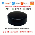 WiFi IR+RF universalus nuotolinio valdymo pultas, juoda