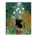 Drobės plakatas, juodas, 11 * 14 colių (28 * 35,5 cm)