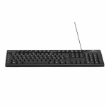 Klaviatūra - BLUESTORK - MEDIA OFFICE - Laidinis - Azerty - Suderinamas su Windows - Juoda
