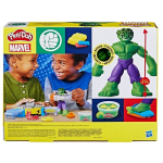 Modeliavimo plastilino "Play-Doh Hulk Smash & Squish" rinkinys su lankstoma Hulko figūrėle, 4+