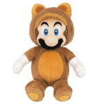 Super Mario pliu&scaron;inis žaislas - Mario Tanooki 22 cm