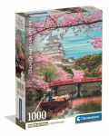 Dėlionė su pilimi Clementoni Himeji Castle in Spring (Himeji pilis pavasarį), 39982, 1000 d.
