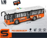Miesto autobusas su garsais, &scaron;viesomis ir atidaromomis durimis, 1:16