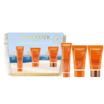 Saulės priežiūros dovanų rinkinys Lancaster Essential Travel Collection priemonės po saulės, SPF apsauga, kelioninis dydis