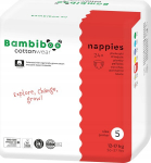 Sauskelnės Bambiboo Cottonwear 5 (12-17 kg), 24 vnt.
