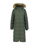 Moteri&scaron;kas paltas Icepeak 53083-6I*595, tamsiai žalias