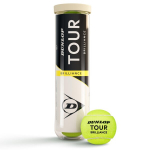 Teniso kamuoliukai Dunlop Tour Brilliance, 4vnt, ITF patvirtinti
