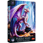 Dėlionė su drakonu Trefl Fantasy Collection Lobių urvas, 1000 d.